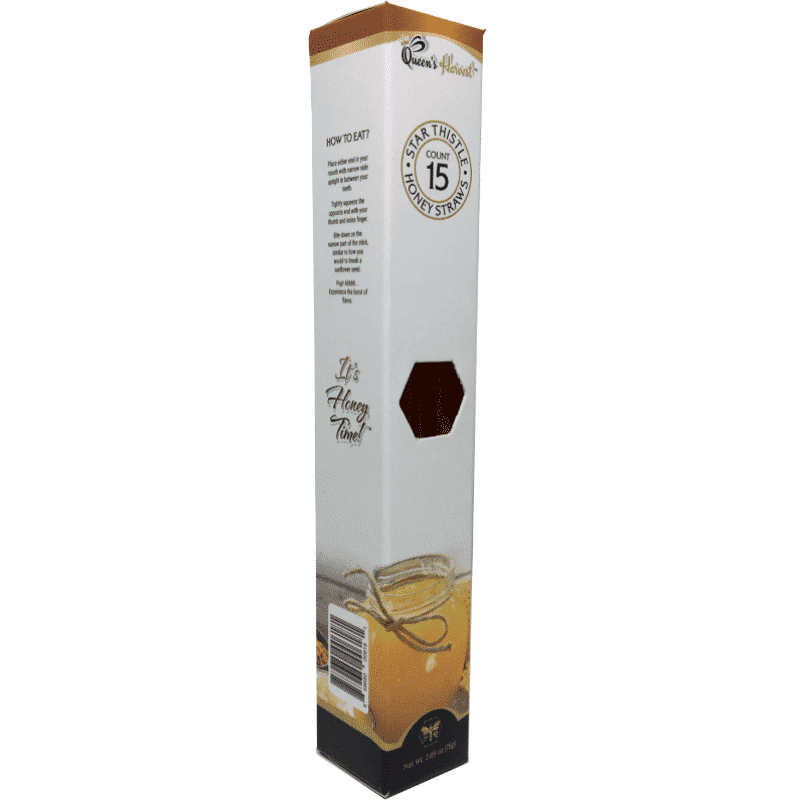 Gourmet Raw Honey Straws 15 Count