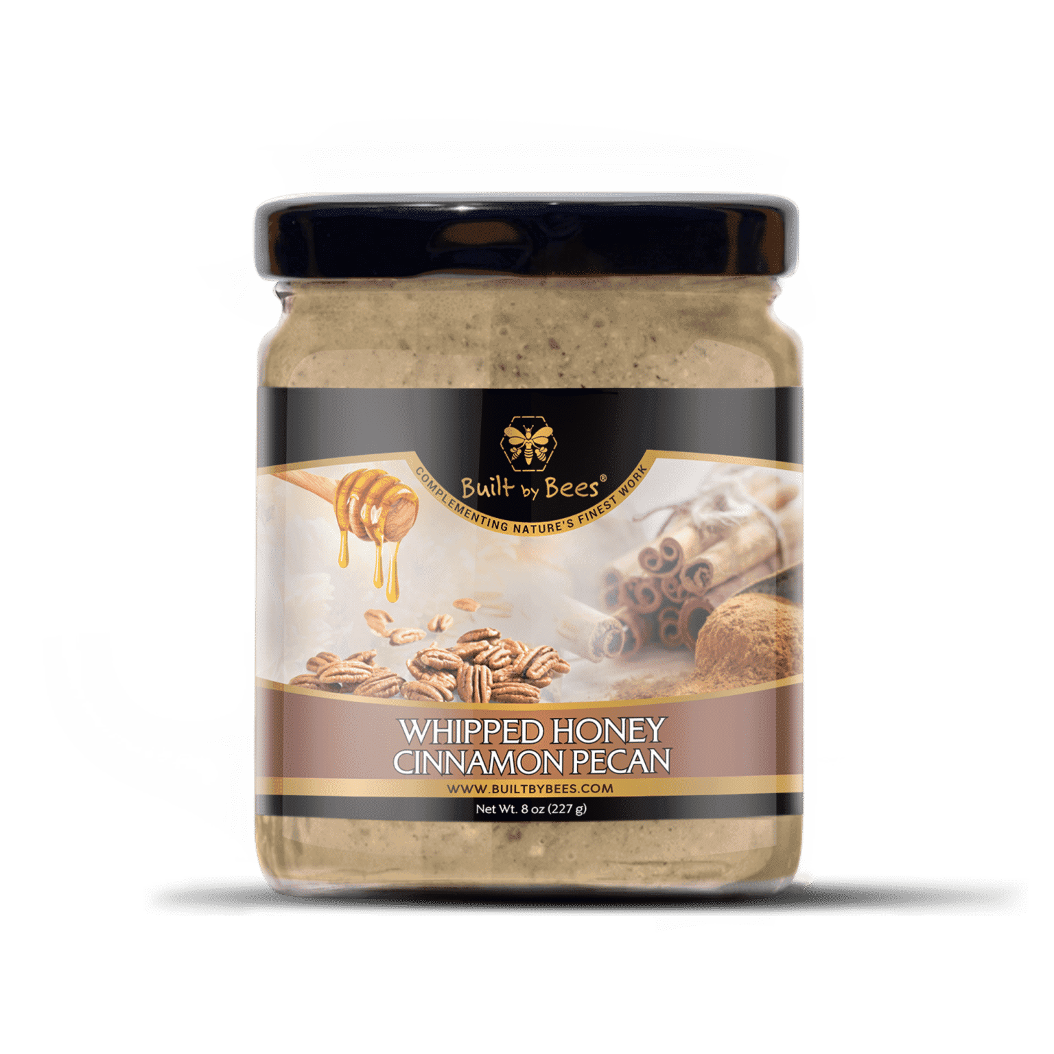Cinnamon and Pecans in Whipped Honey
