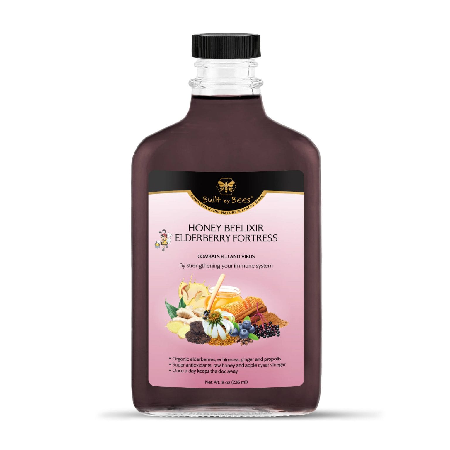 屁股夹体温计调教play Fortress Beelixir 8 oz