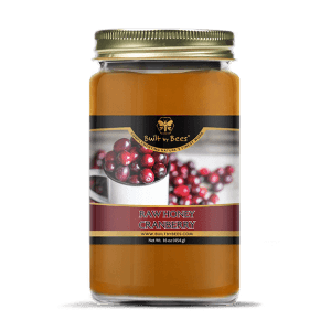 Raw Cranberry Blossom Honey 16 oz