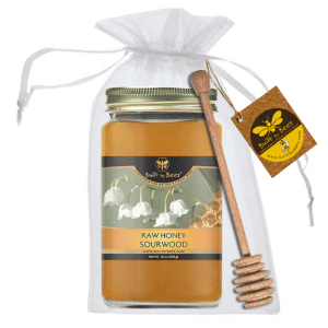Premium American Honeys with Dipper - Sourwood